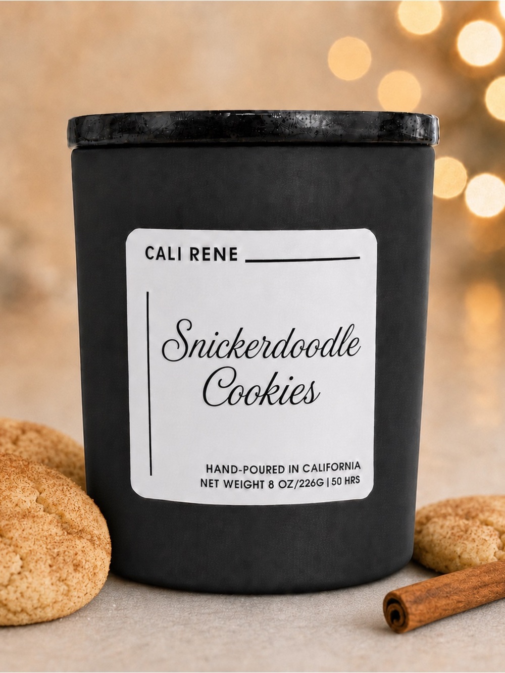 Snickerdoodle Cookies Coconut Wax Candle 8 oz